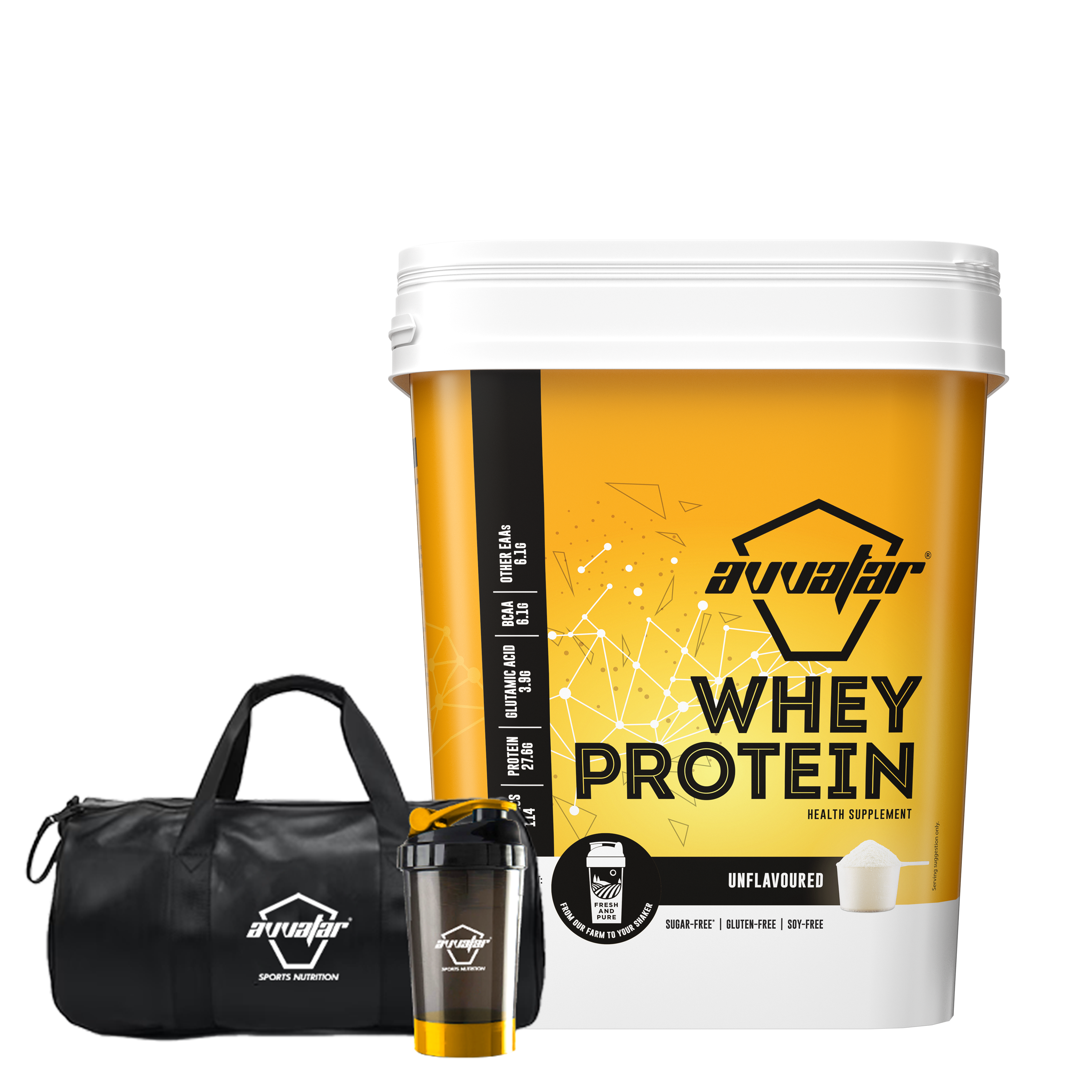 Fuel your workouts with high-quality 4kg raw unflavoured whey protein from Avvatar India. Premium protein source for fitness enthusiasts. Order now!