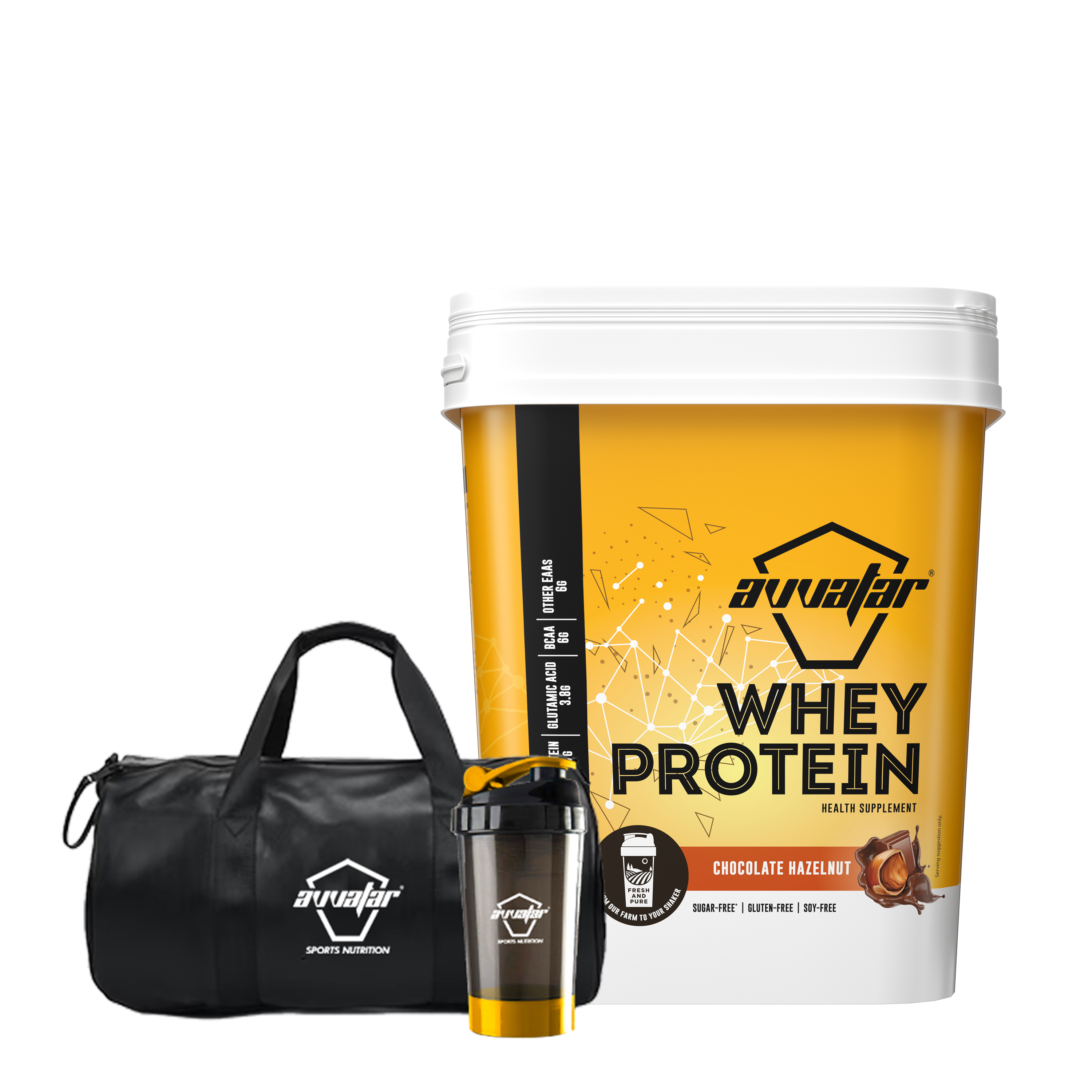 Avvatar's chocolate hazelnut flavor is the best-selling whey protein in india. Best quality 4kg protein powder having rich, creamy, nutrient-dense. Order now!