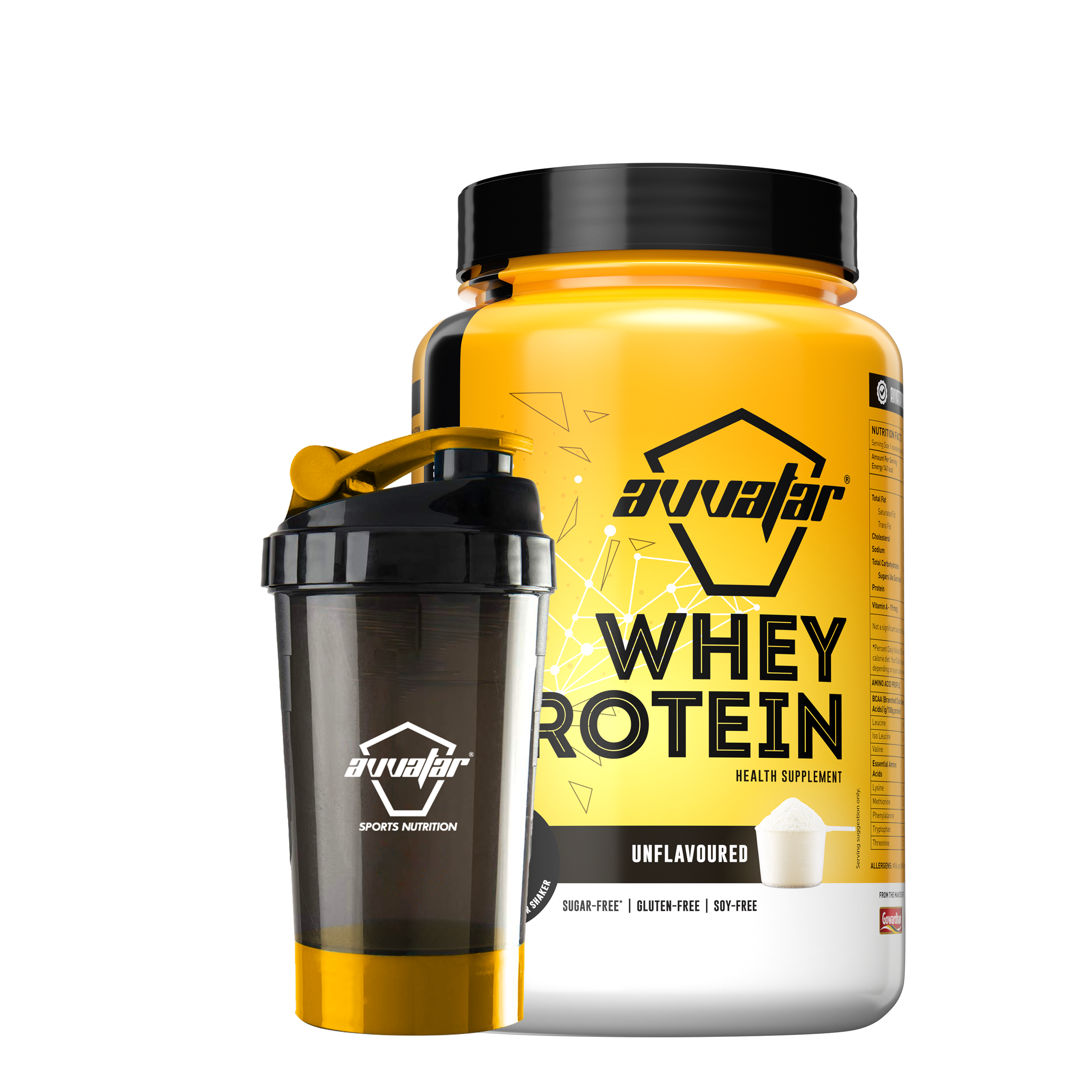 Elevate your fitness journey with Avvatar's 1kg pack of Raw Unflavoured Whey Protein. High-quality, fresh, and perfect for your workout routine.